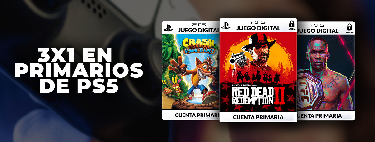 3x1 en Digitales de PS5